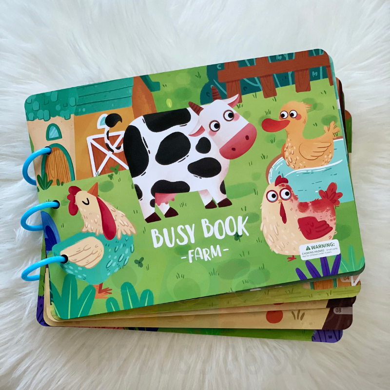 The Busy Book - Interactive sensory book
