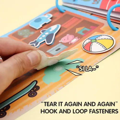 Livre sensoriel busy book