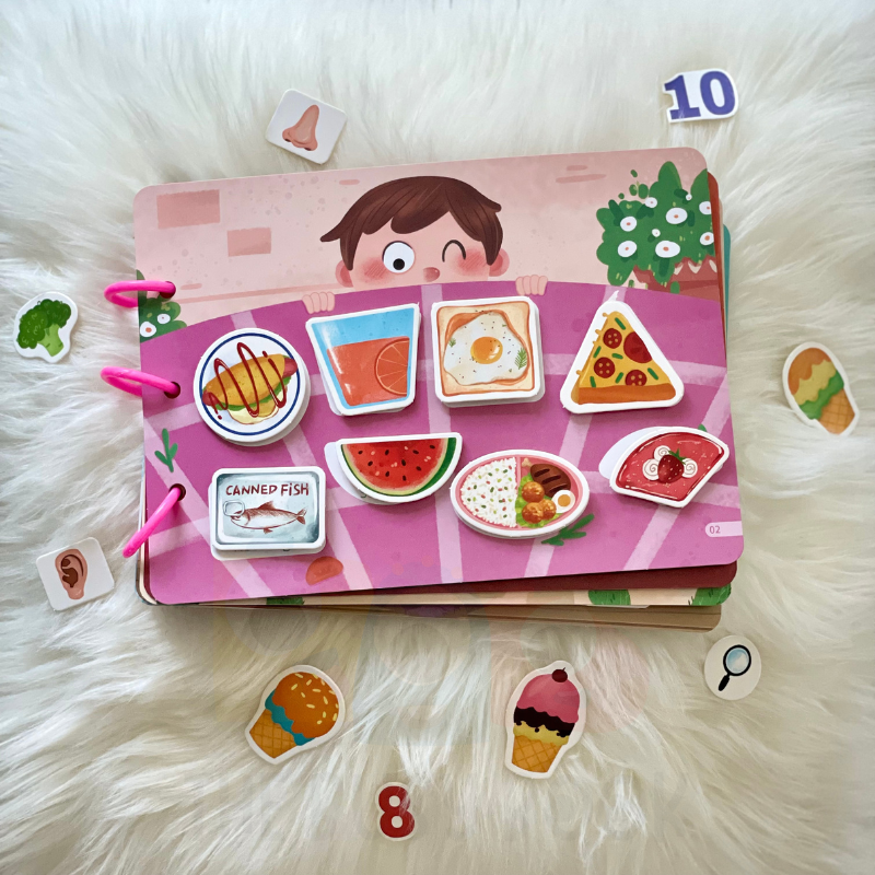 The Busy Book - Interactive sensory book