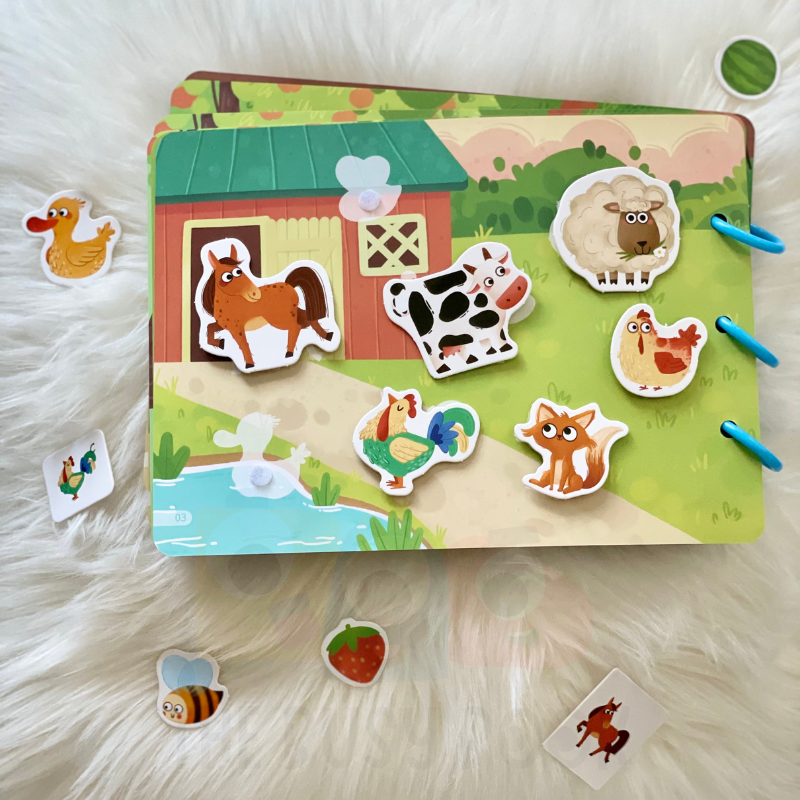 The Busy Book - Interactive sensory book