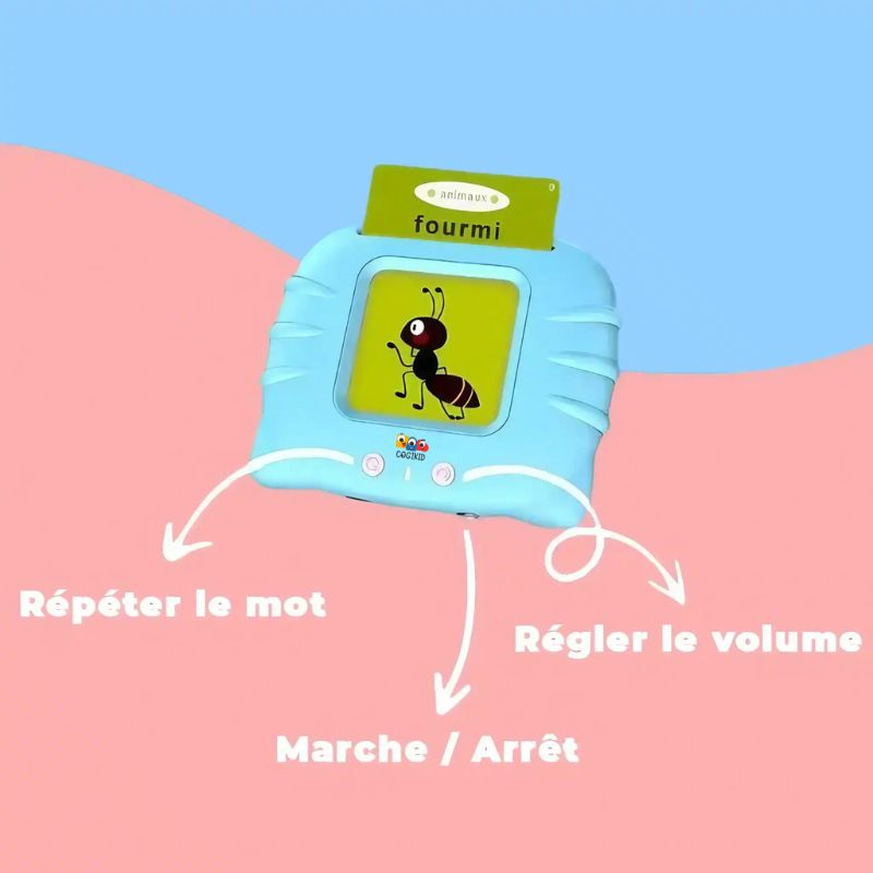 Lecteur de mot éducatif - 224 Mots variés