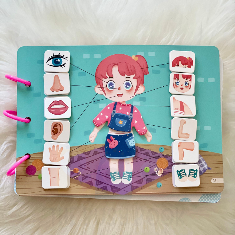 The Busy Book - Interactive sensory book