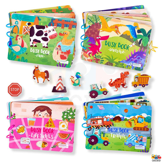 The Busy Book - Interactive sensory book
