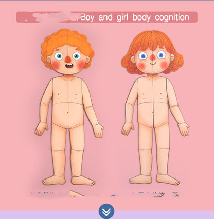 Mideer Children's Human Body Cognitive Puzzle